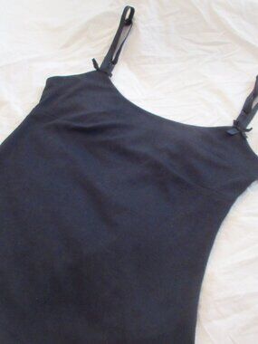 NWOT Jessica Louise Black Cami Top With Bows